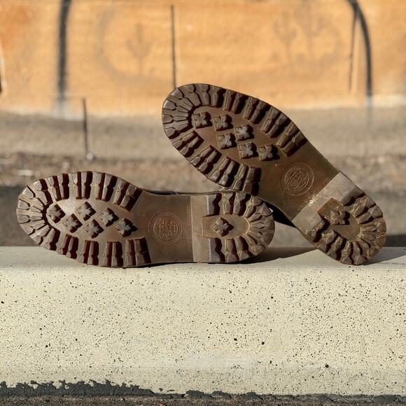 Vintage Made in England Dr. Martens Polley Mica Cut Out Mary Janes Size 7 - Picture 10 of 11